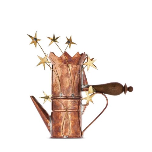 Cafetera con corazón y estrellas Alessi