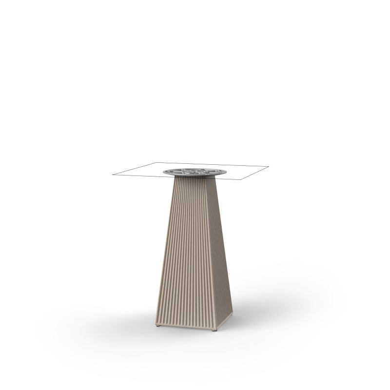 Mesa cuadrada Gatsby Vondom 30x30x73cm