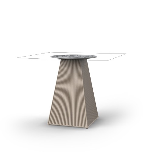 Mesa cuadrada Gatsby Vondom 45x45x73cm