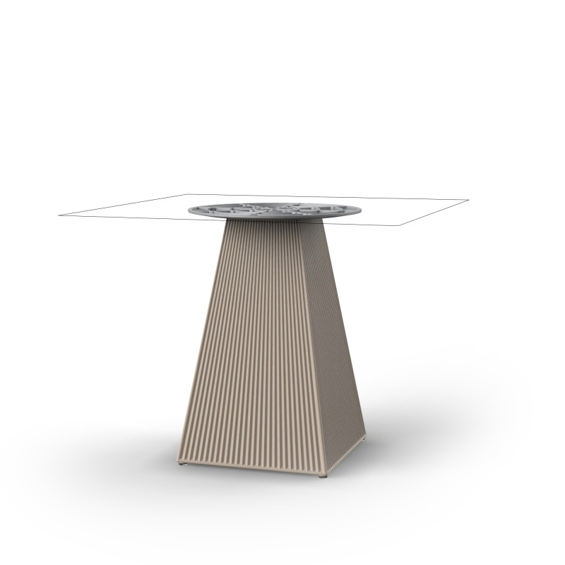 Mesa cuadrada Gatsby Vondom 45x45x73cm