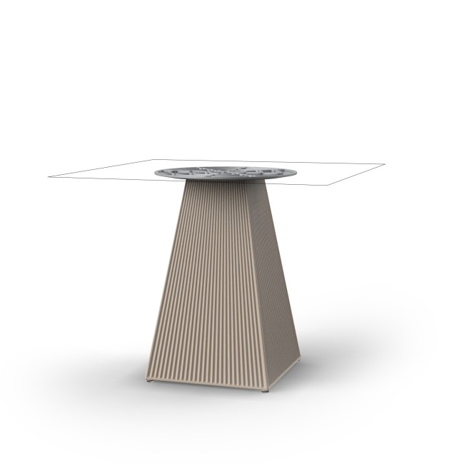 Mesa cuadrada Gatsby Vondom 45x45x73cm