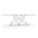Mesa rectangular Faz Table Vondom en acero inoxidable
