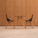 Mesa cuadrada Faz Wood Vondom
