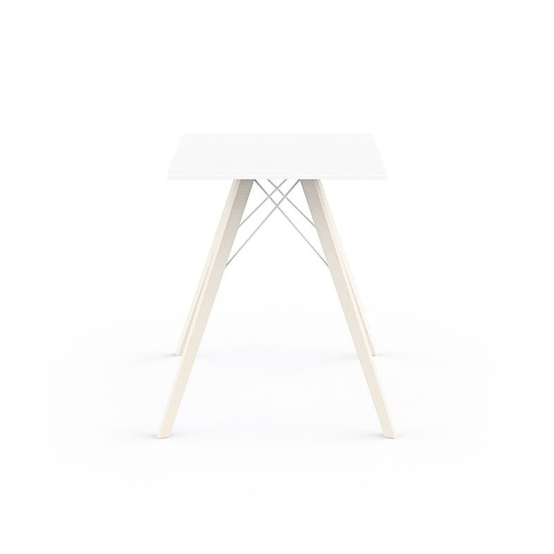 Mesa cuadrada Faz Wood Vondom