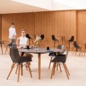 Mesa redonda Faz Wood Vondom