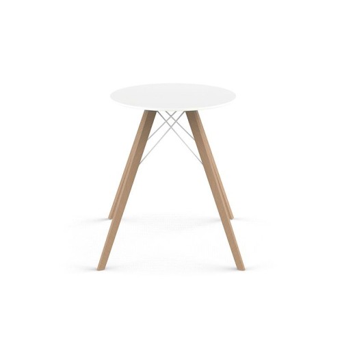 Mesa redonda Faz Wood Vondom