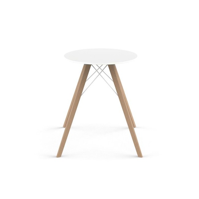 Mesa redonda Faz Wood Vondom