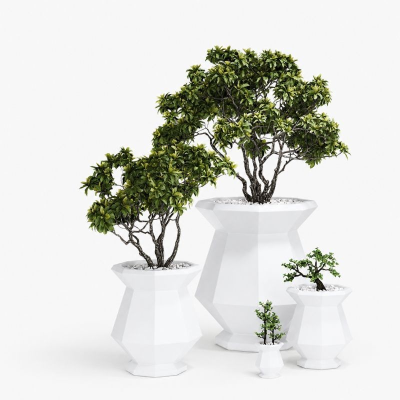 Macetero iluminable Origami Kashi Vondom