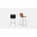 Neil Leather MDF Italia Taburete
