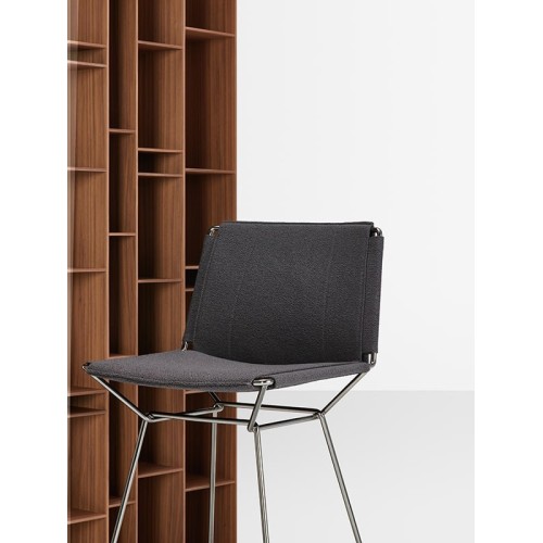 Neil Leather MDF Italia Taburete