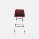Neil Leather MDF Italia Taburete