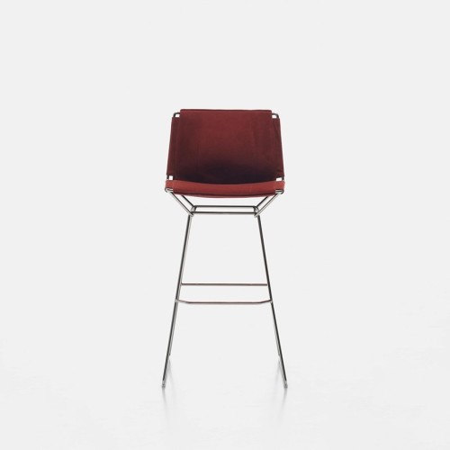 Neil Leather MDF Italia Taburete
