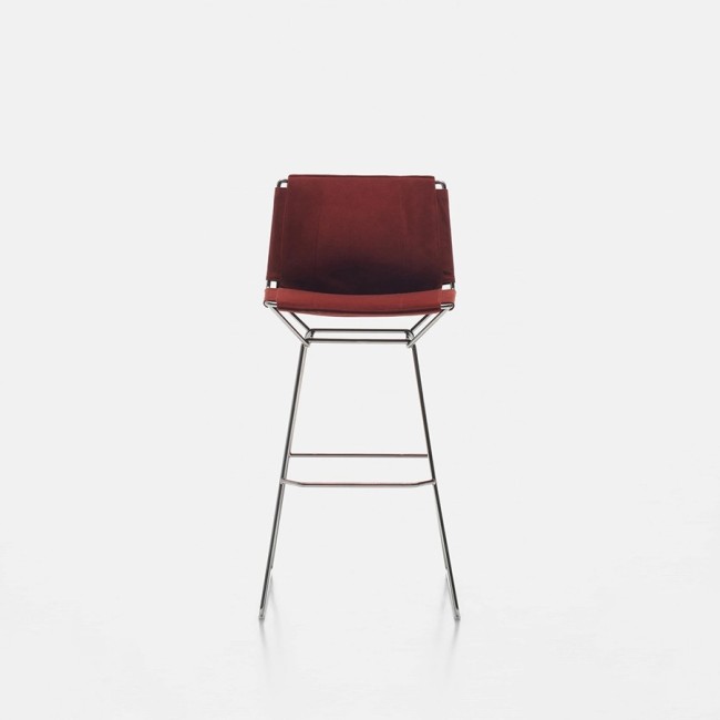 Neil Leather MDF Italia Taburete