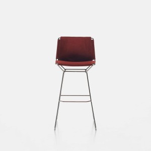 Neil Leather MDF Italia Taburete