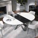 Style Round Ext Tonin Casa Mesa extensible