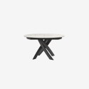 Style Round Ext Tonin Casa Mesa extensible