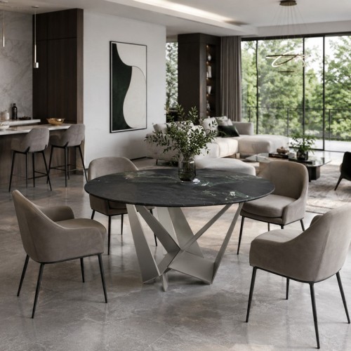 Skorpio Marble Round Cattelan Italia Mesa moderna
