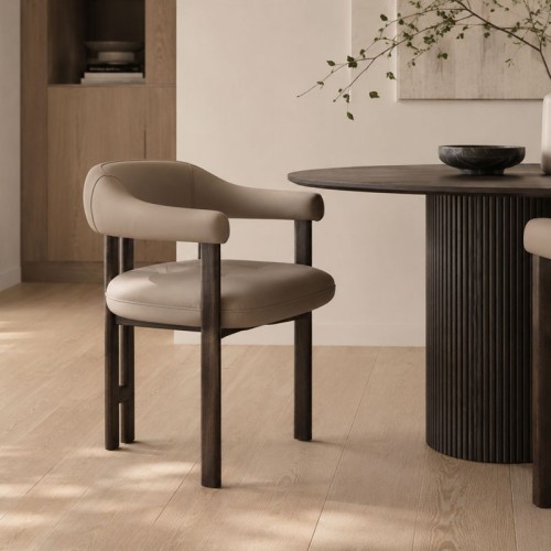 Greta Wood Cattelan Italia Silla con reposabrazos