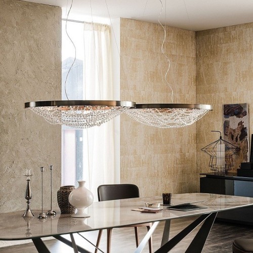 Cristal Cattelan Italia Lámpara