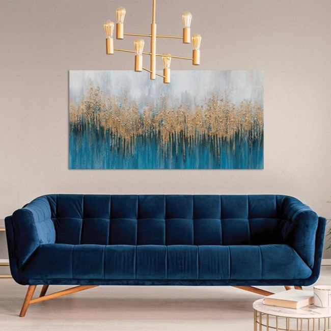 Cuadro abstracto Blue Art Agave Quadri