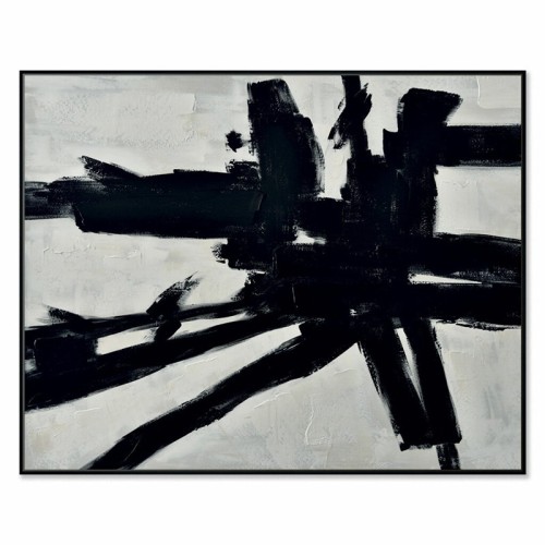 Cuadro abstracto Omaggio a Kline Agave Quadri