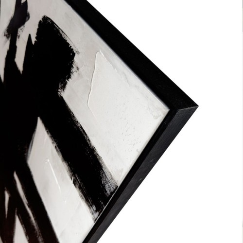 Cuadro abstracto Omaggio a Kline Agave Quadri