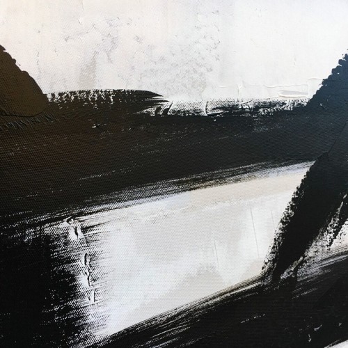Cuadro abstracto Omaggio a Kline Agave Quadri