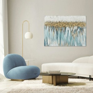 Cuadro abstracto Horizon Agave Quadri