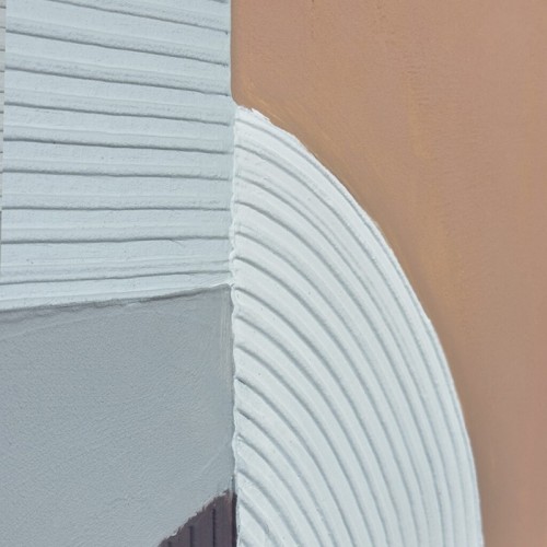 Cuadro abstracto Peach Fusion Agave Quadri