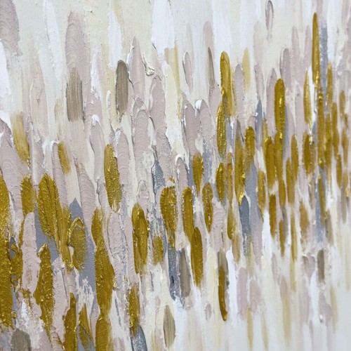 Cuadro abstracto Golden Raisin Agave Quadri