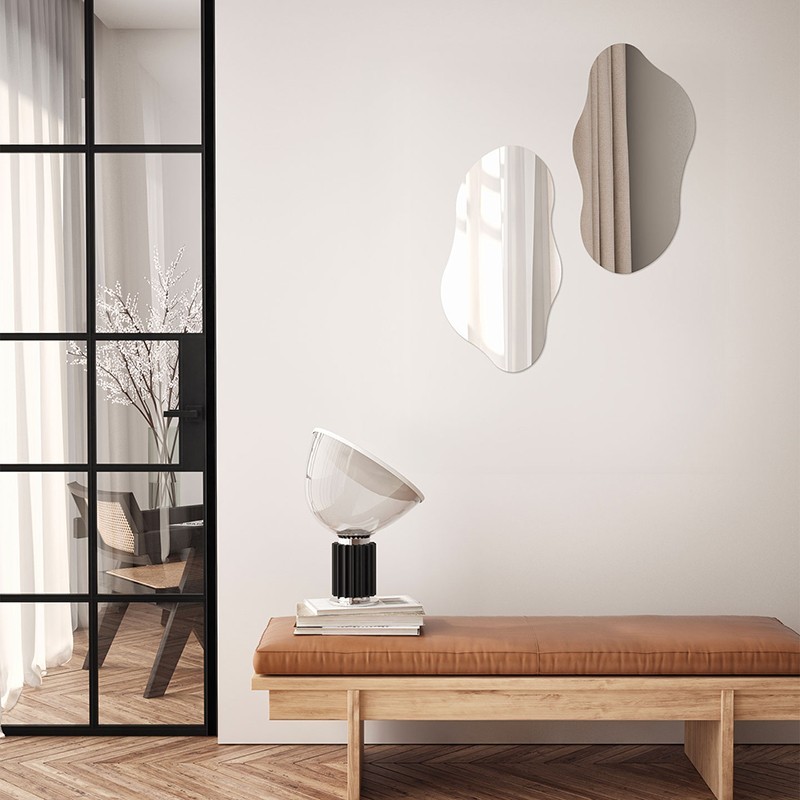 Espejo artístico Soft Shape Agave Quadri
