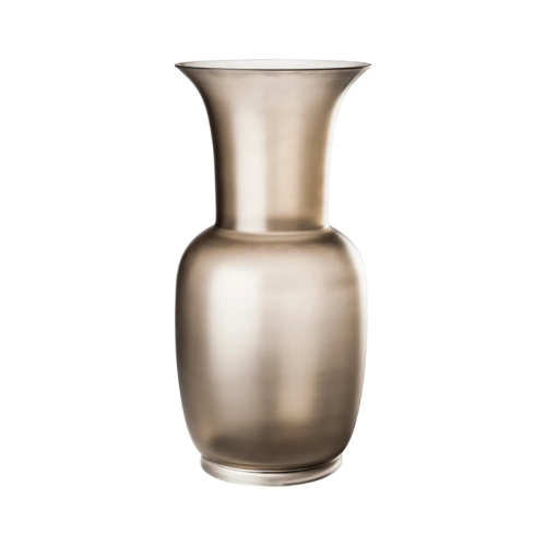 Jarrón Satin Venini 706.38 Topo/Cristal