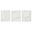 Set de 3 cuadros abstractos Groove Agave Quadri