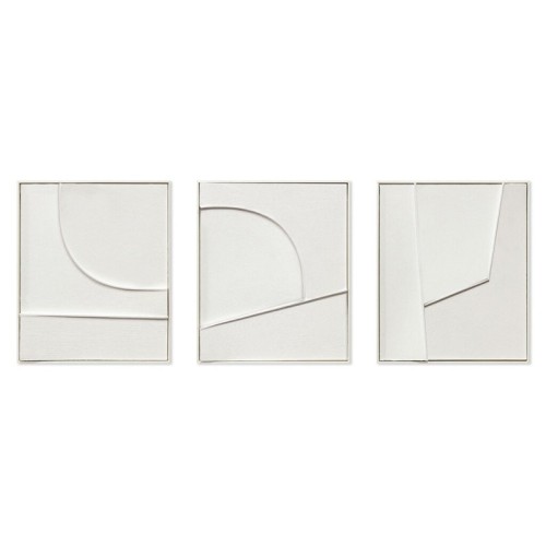 Set de 3 cuadros abstractos Groove Agave Quadri