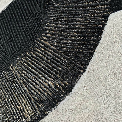 Cuadro abstracto Black Lines Agave Quadri