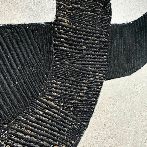 Cuadro abstracto Black Lines Agave Quadri