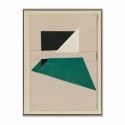 Cuadro abstracto Green Shapes Agave Quadri