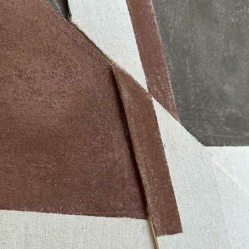 Cuadro abstracto Brown Shapes Agave Quadri
