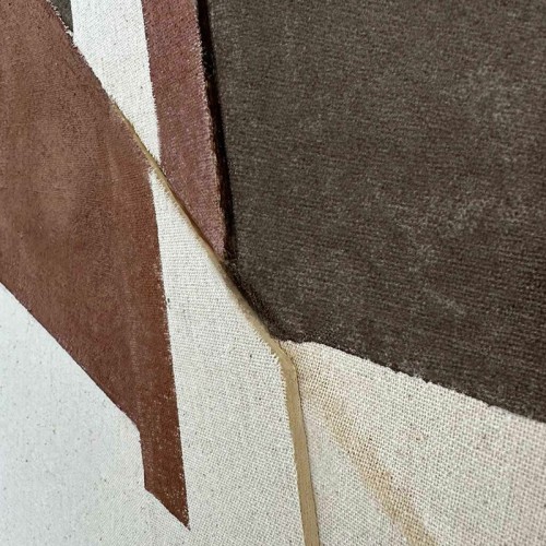 Cuadro abstracto Brown Shapes Agave Quadri