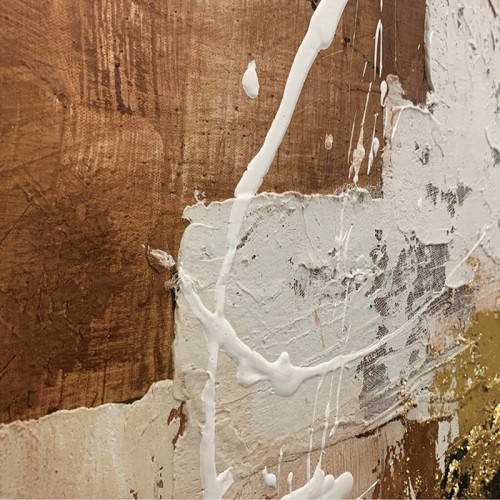 Cuadro abstracto Rust Agave Quadri
