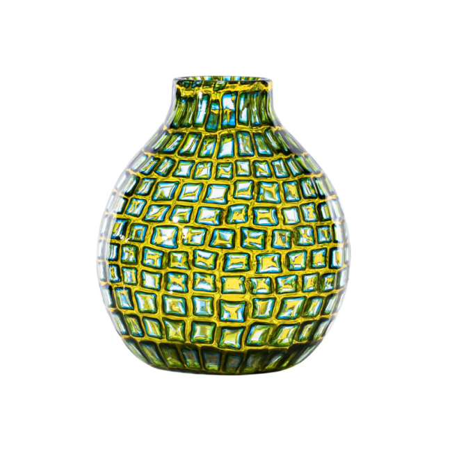 Jarrón Murrine Romane 520.20 Venini de vidrio de Murano