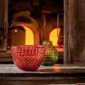Jarrón Murrine Romane 520.22 Venini de vidrio de Murano