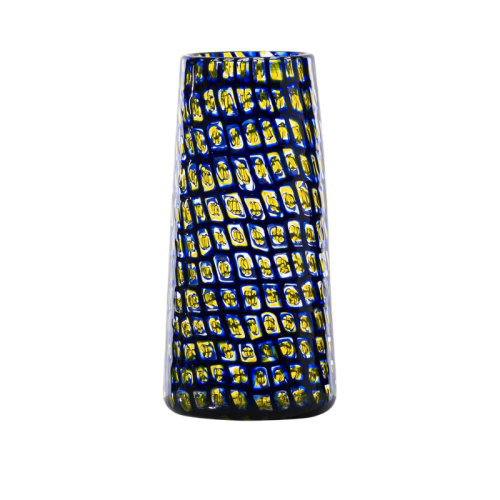 Jarrón Murrine Romane 520.22 Venini de vidrio de Murano