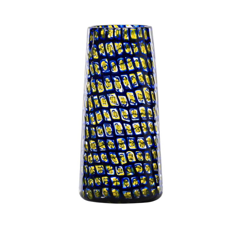 Jarrón Murrine Romane 520.22 Venini de vidrio de Murano
