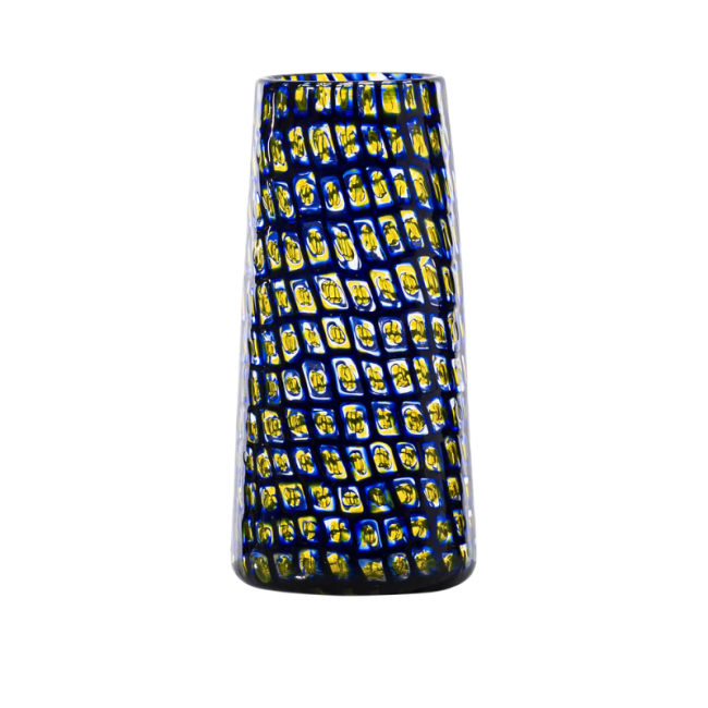 Jarrón Murrine Romane 520.22 Venini de vidrio de Murano