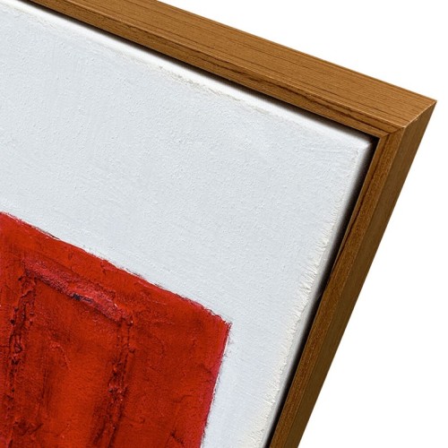 Cuadro abstracto Racing Red Agave Quadri