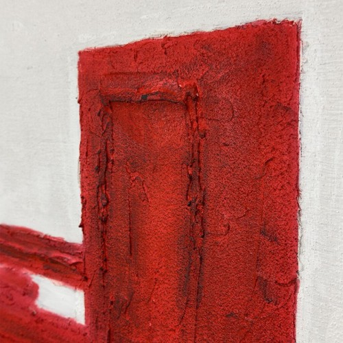 Cuadro abstracto Racing Red Agave Quadri