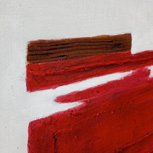 Cuadro abstracto Racing Red Agave Quadri