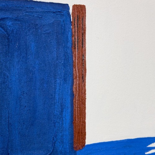 Cuadro abstracto Snorkel Blue Agave Quadri