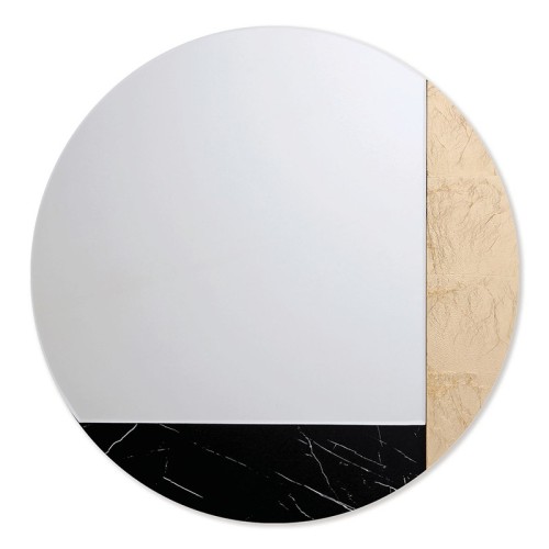 Espejo artístico Black Marble Agave Quadri